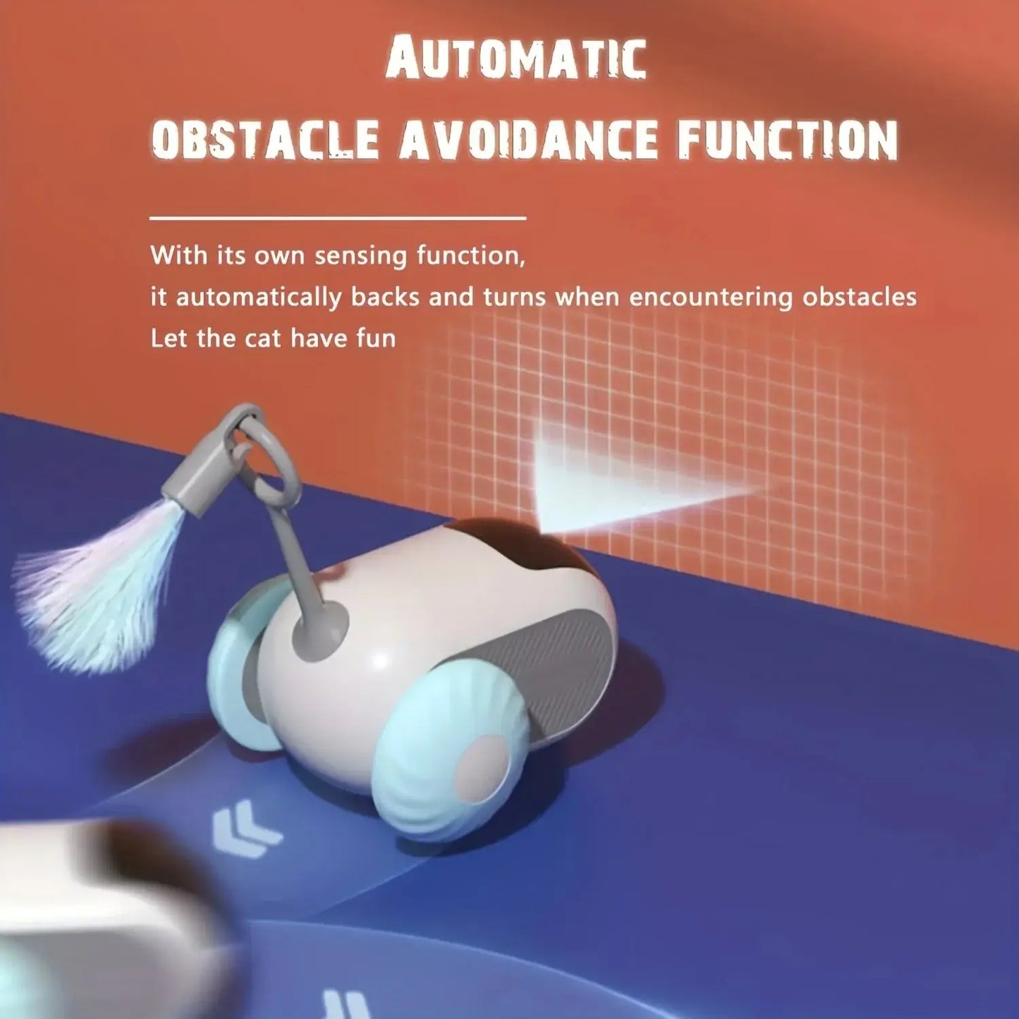 Gravity Cat Toy Car - Smart Interactive Toy for Cats