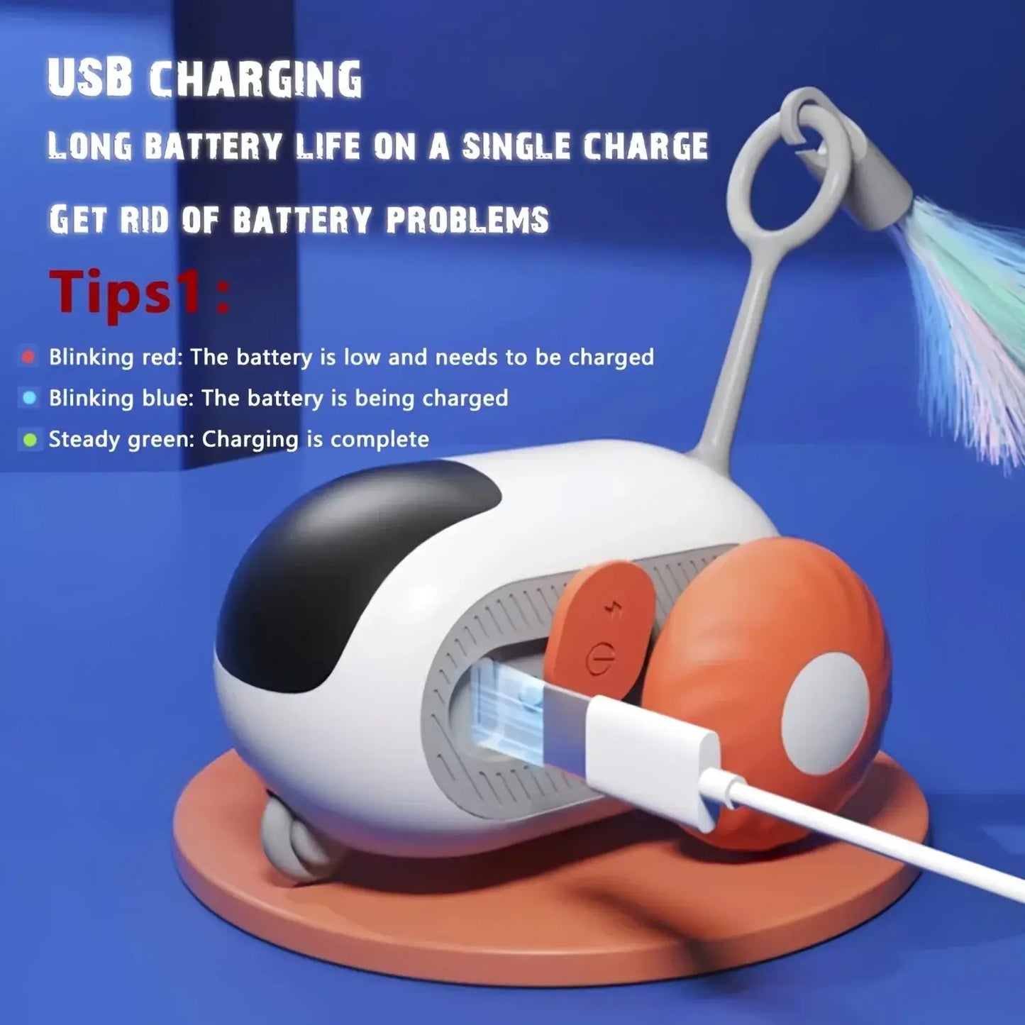 Gravity Cat Toy Car - Smart Interactive Toy for Cats