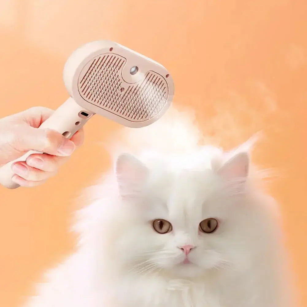 Pet Grooming 3-in-1 Steaming Brush