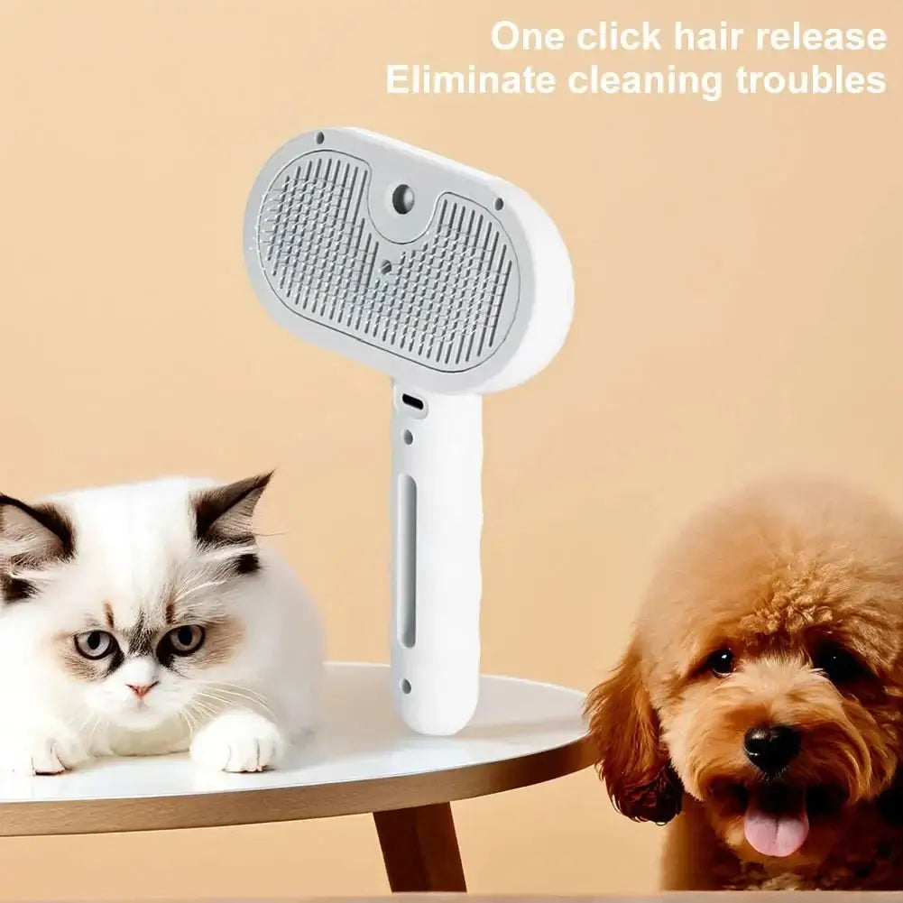 Pet Grooming 3-in-1 Steaming Brush