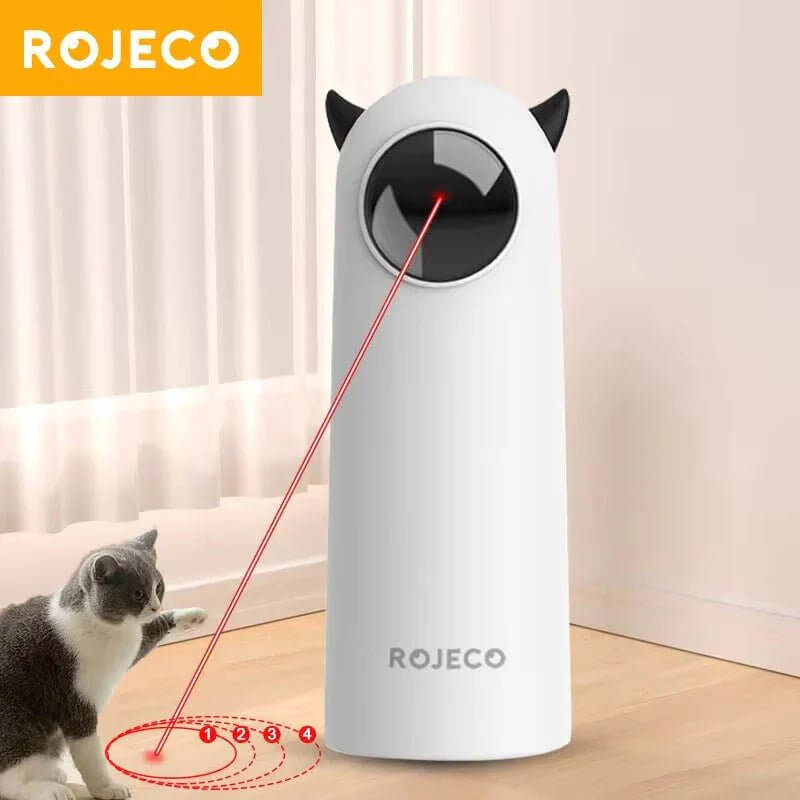 Smart Interactive Automatic Cat Toy Teasing Pet LED Laser