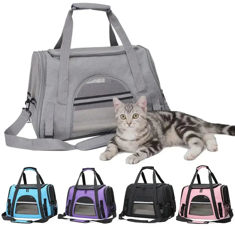 soft sided Portable pet carrier bag