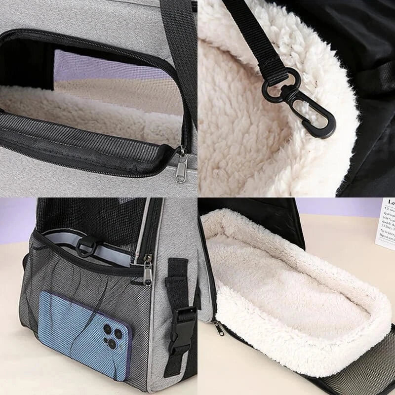 soft sided Portable pet carrier bag