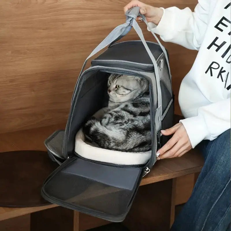 soft sided Portable pet carrier bag