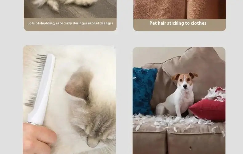 Pet Grooming Vac Kit - Cat Hair Vacuum Attachment for Easy Grooming