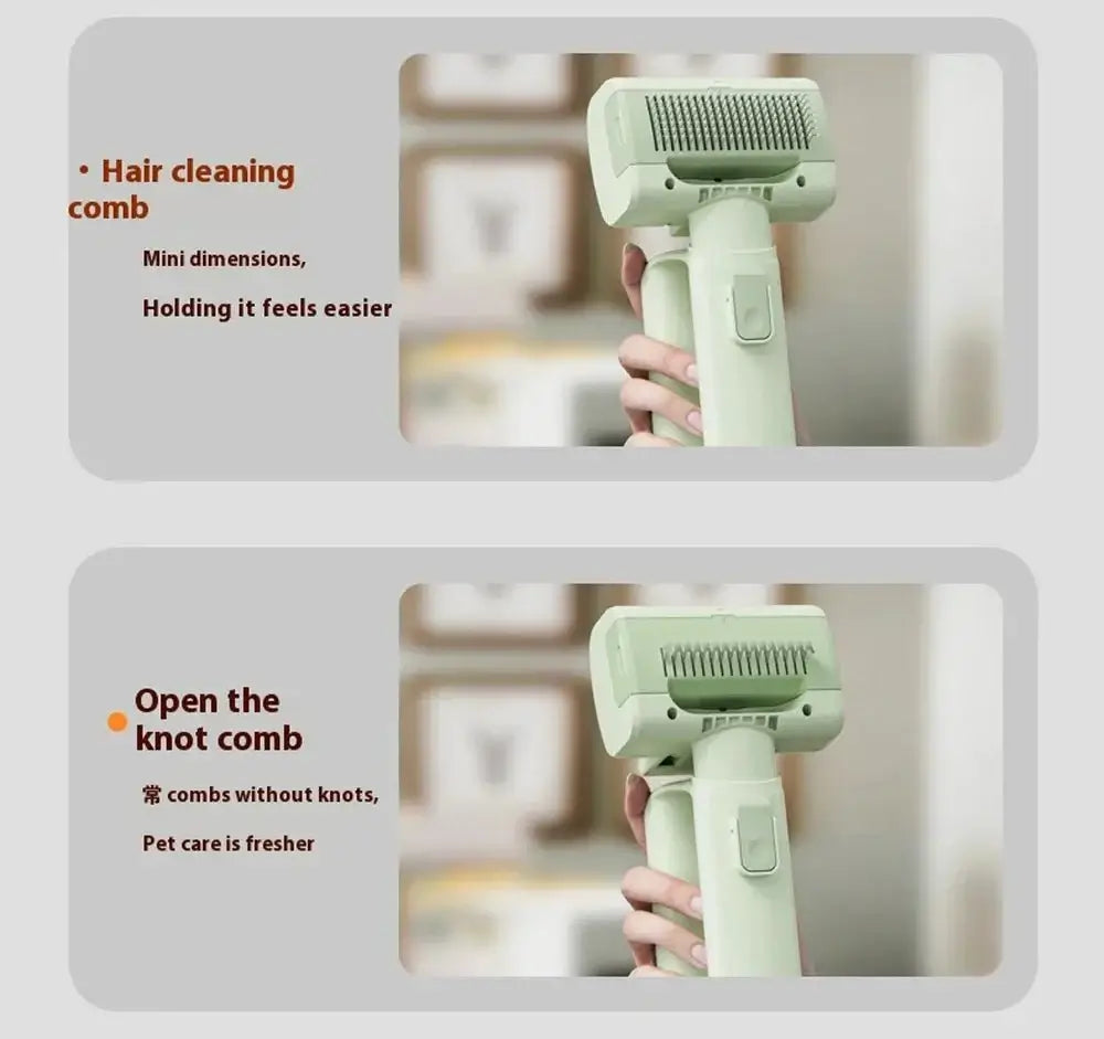 Pet Grooming Vac Kit - Cat Hair Vacuum Attachment for Easy Grooming
