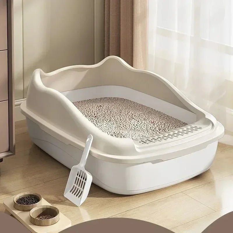 Cat Litter Box Small Size Pet Sandbox for Kitty Anti - Splash Cats Toilet
