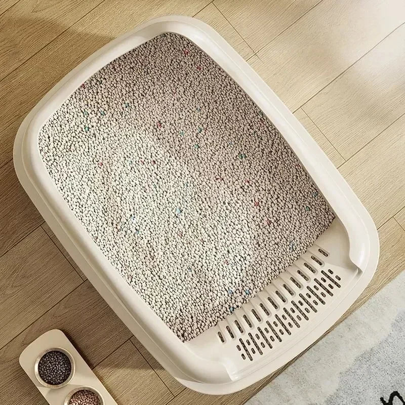 Cat Litter Box Small Size Pet Sandbox for Kitty Anti - Splash Cats Toilet