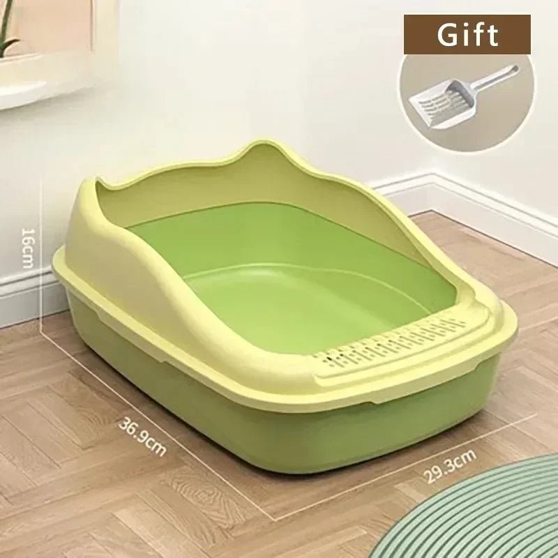 Cat Litter Box Small Size Pet Sandbox for Kitty Anti - Splash Cats Toilet