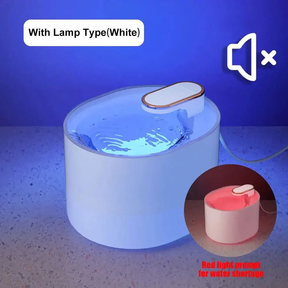 Cat water fountain automatic 3L Dispenser with LED