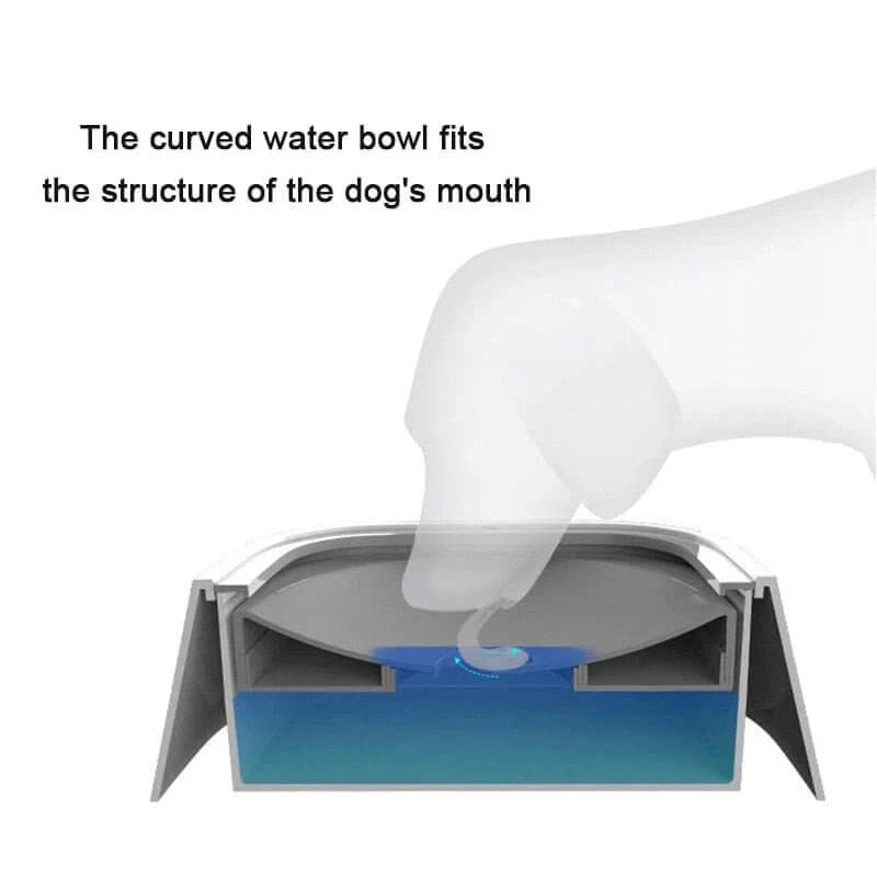 Dog Drinking water Bowl with Floating, Non-wetting Mouth