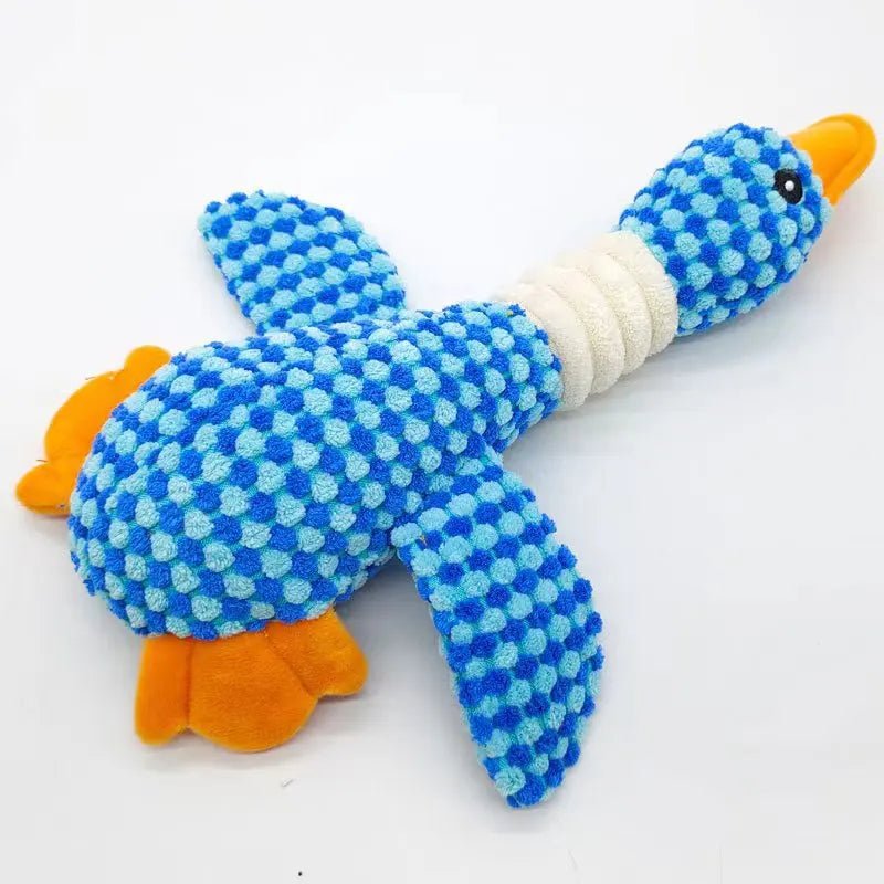 Interactive Plush Doll Chew Squeak Toy - Indestructible Pet Toys for Cats Dogs