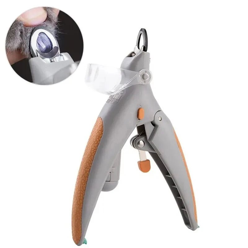 LED Pet Nail Clipper – Precision Dog & Cat Nail Trimmer with Magnifier