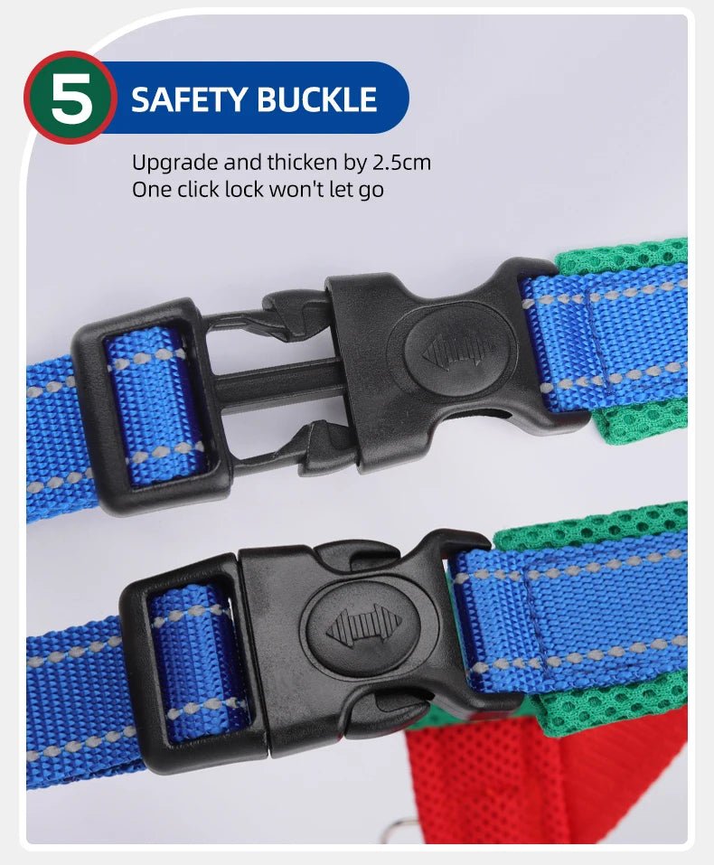 Adjustable Dog Harness – No-Pull Saddle Design for Small, Medium & Large Dogs