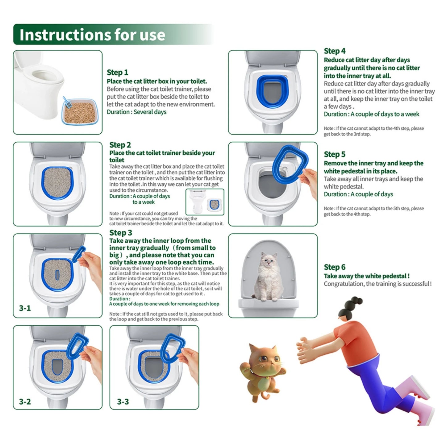 Removable Sand Tray Pet Toilet Trainer for Cats and Dogs