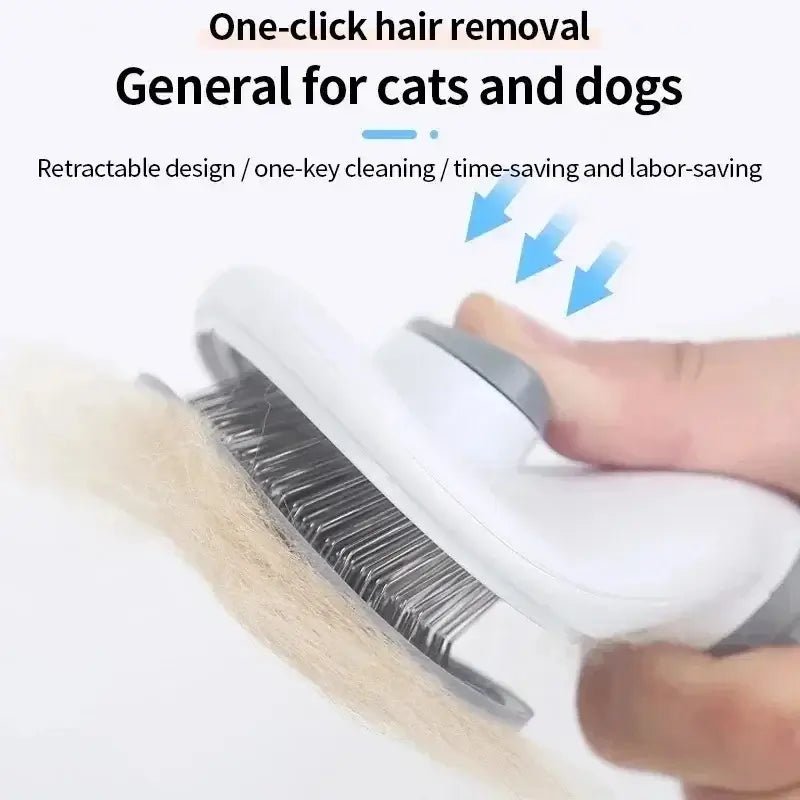Self cleaning pet brush for Dogs & Cats