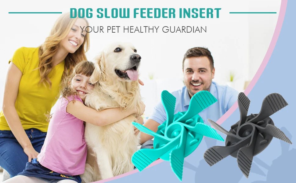 Slow Feeder Pet Bowl – Anti-Choking Design with Suction Base for Dogs & Cats