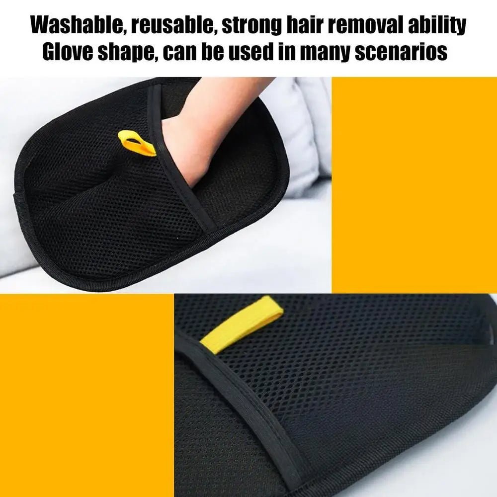 Double-Sided Pet Grooming Gloves – Gentle Deshedding & Massage Mitt for Dogs & Cats