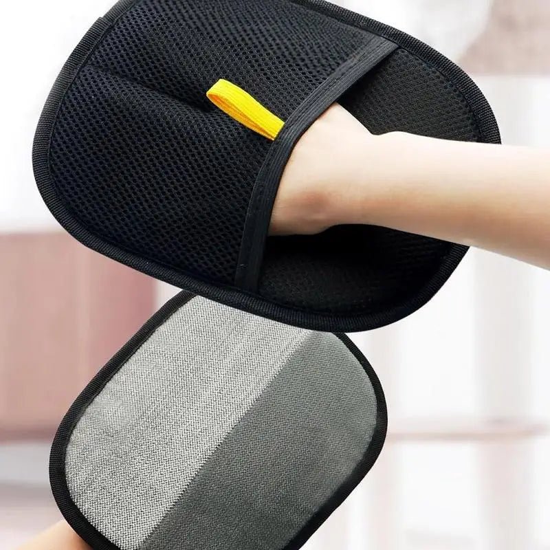 Double-Sided Pet Grooming Gloves – Gentle Deshedding & Massage Mitt for Dogs & Cats