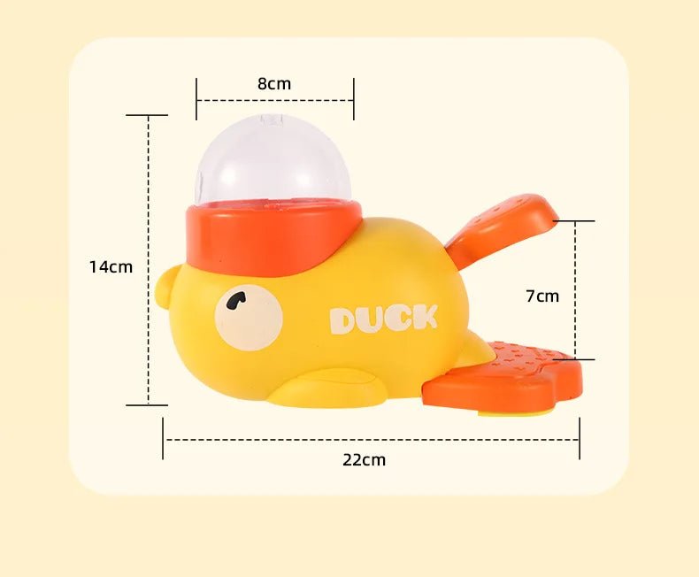 Cartoon Duck Pet Snack Feeder – Automatic Dog & Cat Treat Dispenser for Training