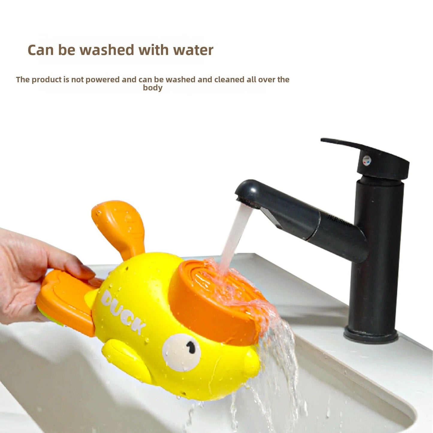 Cartoon Duck Pet Snack Feeder – Automatic Dog & Cat Treat Dispenser for Training