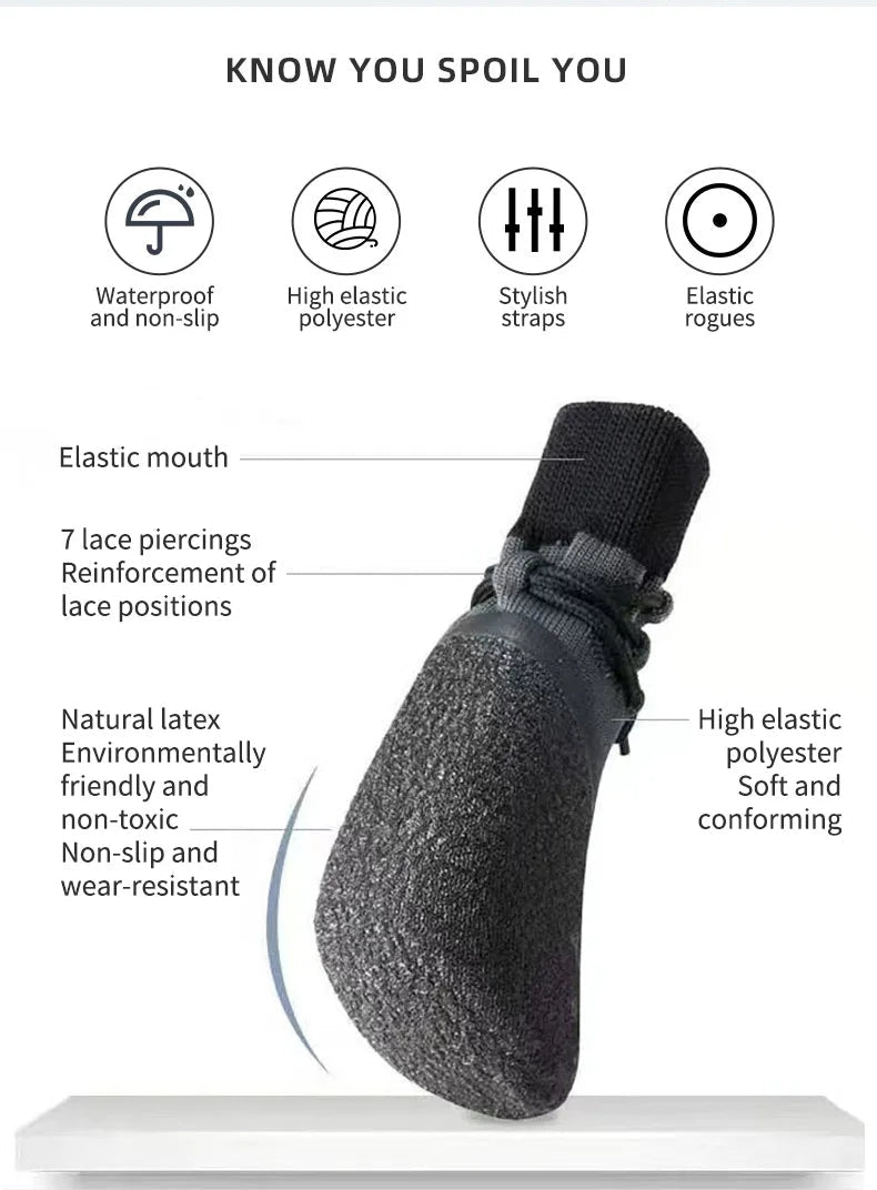 Breathable Summer Dog Shoes - Anti-slip Small Puppy Footwear
