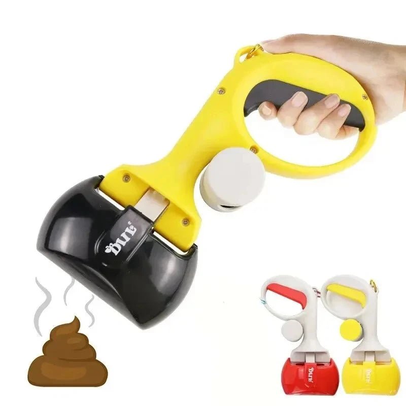 Portable Dog Pooper Scooper – Outdoor Pet Waste Picker with Poop Bag Holder
