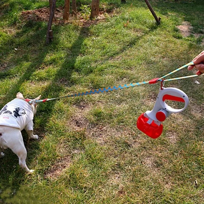 Portable Dog Pooper Scooper – Outdoor Pet Waste Picker with Poop Bag Holder