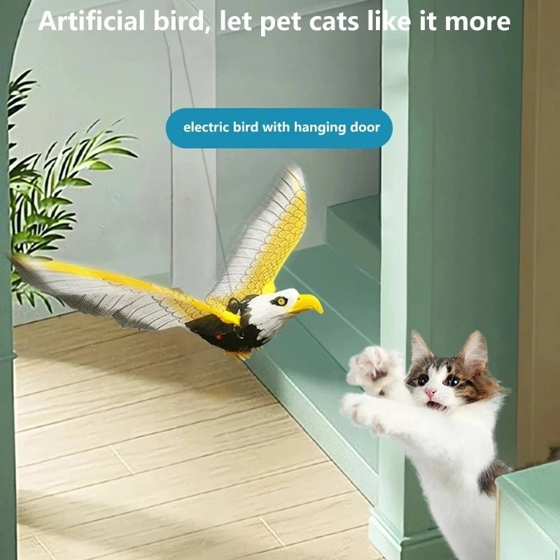 Interactive Electric Bird Cat Toy - Eagle Simulation Teaser Stick