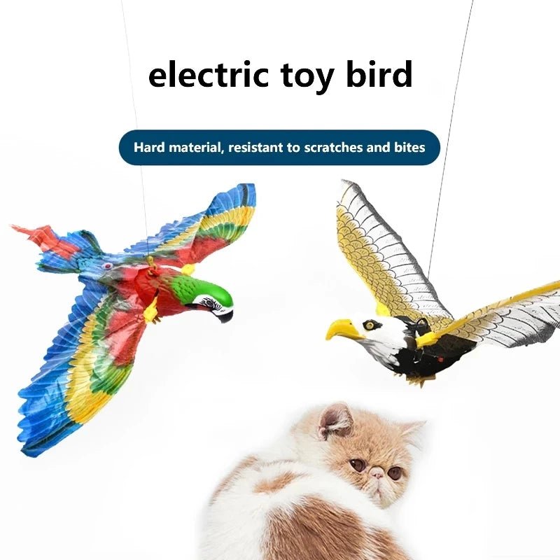 Interactive Electric Bird Cat Toy - Eagle Simulation Teaser Stick