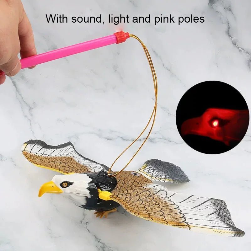 Interactive Electric Bird Cat Toy - Eagle Simulation Teaser Stick
