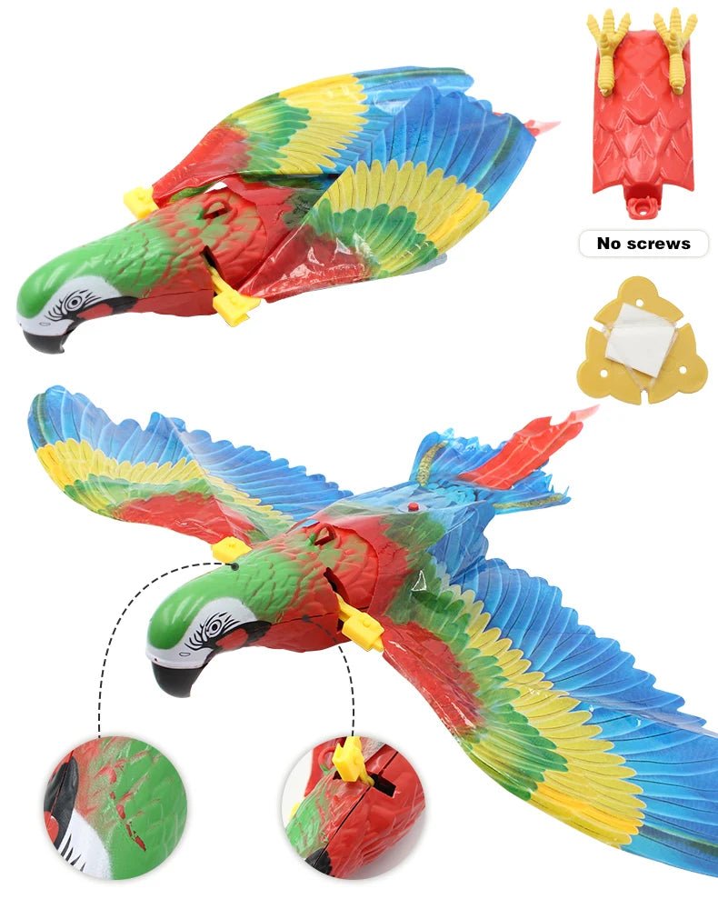 Interactive Electric Bird Cat Toy - Eagle Simulation Teaser Stick