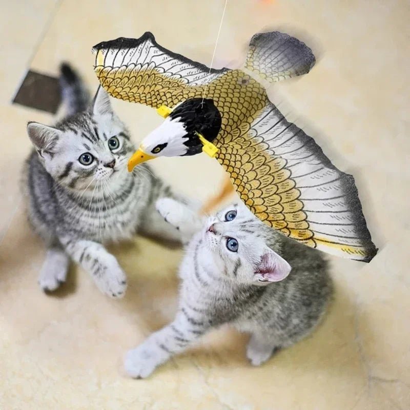 Interactive Electric Bird Cat Toy - Eagle Simulation Teaser Stick