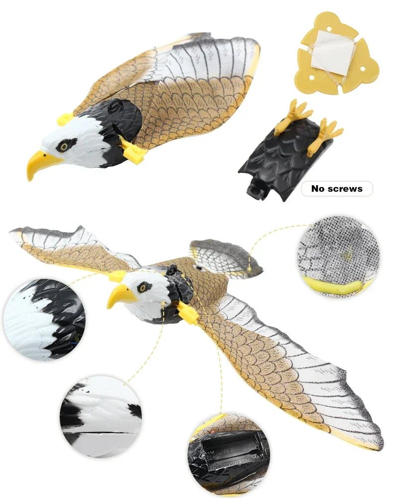 Interactive Electric Bird Cat Toy - Eagle Simulation Teaser Stick