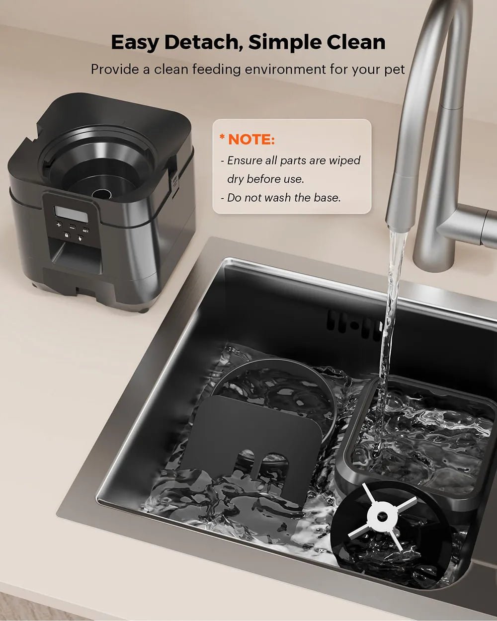 Smart Pet Feeder & Automatic Cat Food Dispenser - Slow Food Machine