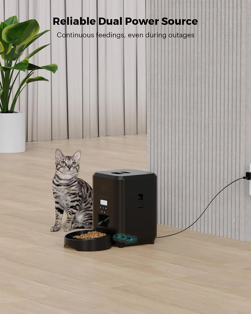 Smart Pet Feeder & Automatic Cat Food Dispenser - Slow Food Machine