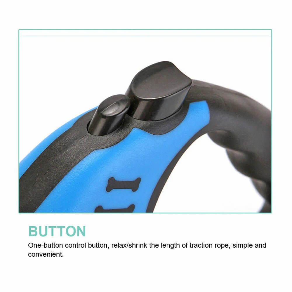 Strong Dog Leash 3m 5m Pet Leash Hiking Outdoor Automatic