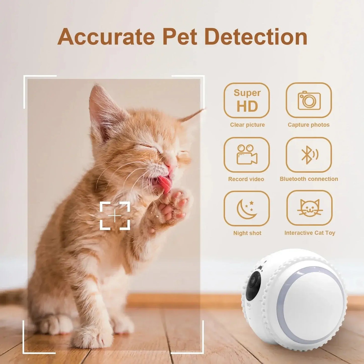 XBO R2 Pet Camera Companion Robot HD Intelligent AI
