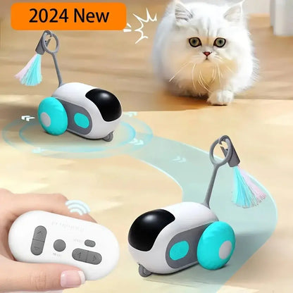 Gravity Cat Toy Car - Smart Interactive Toy for Cats