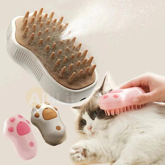 3-in-1 electric pet hair brush Cleaning Brush Steam