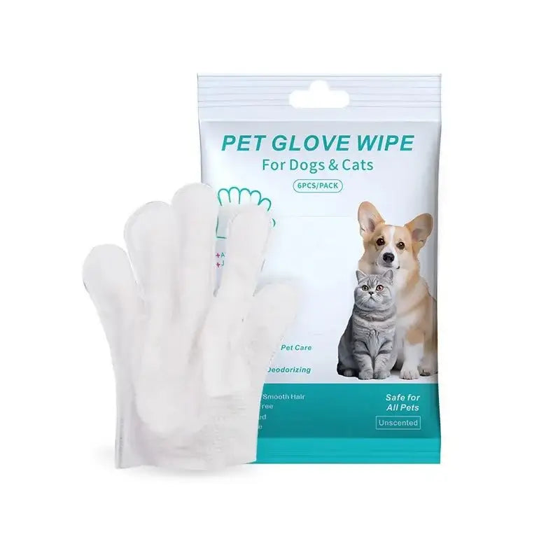 2-in-1 Pet Grooming and Bath Gloves - Dog & Cat Brush Gloves
