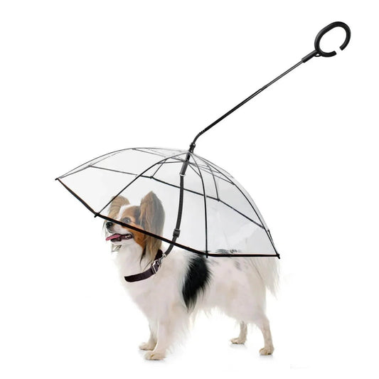 ATUBAN Dog Umbrella with Leash for Small Pets