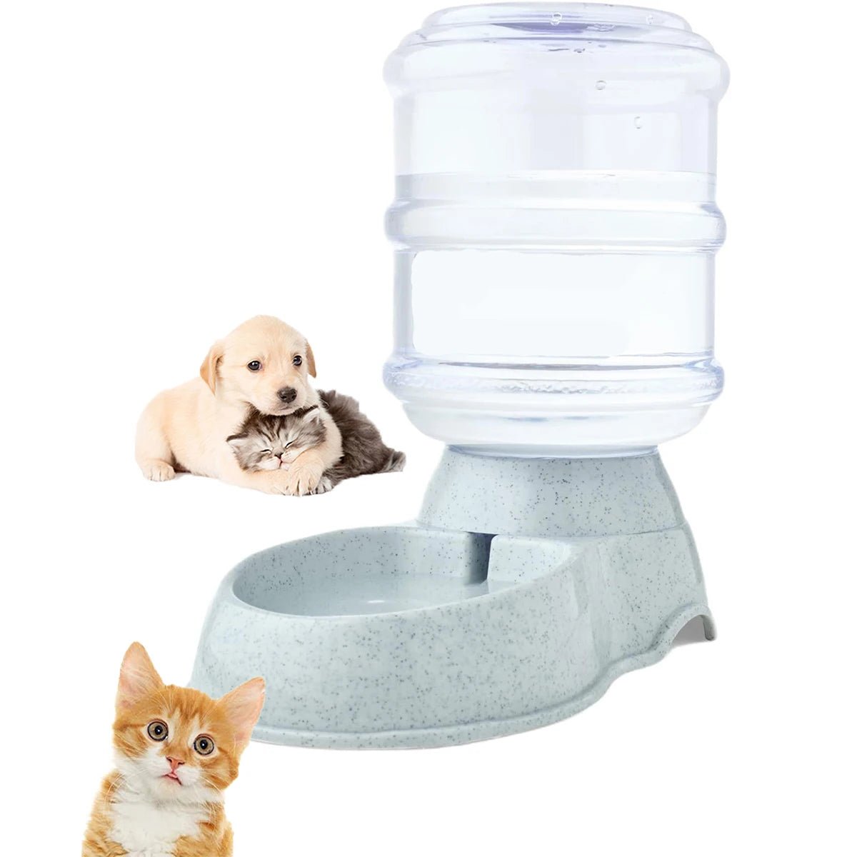 Automatic Pet Water & Food Dispenser – Large Capacity Dog & Cat Feeder Bowl