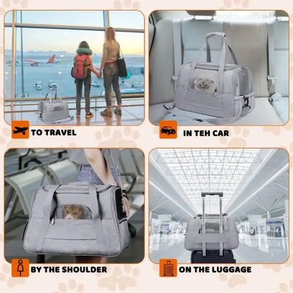 soft sided Portable pet carrier bag