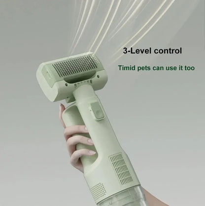 Pet Grooming Vac Kit - Cat Hair Vacuum Attachment for Easy Grooming