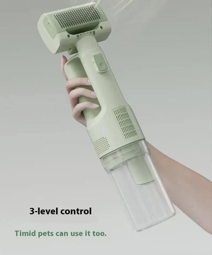 Pet Grooming Vac Kit - Cat Hair Vacuum Attachment for Easy Grooming
