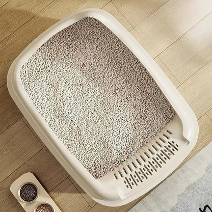 Cat Litter Box Small Size Pet Sandbox for Kitty Anti - Splash Cats Toilet