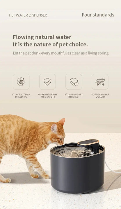Cat water fountain automatic 3L Dispenser with LED