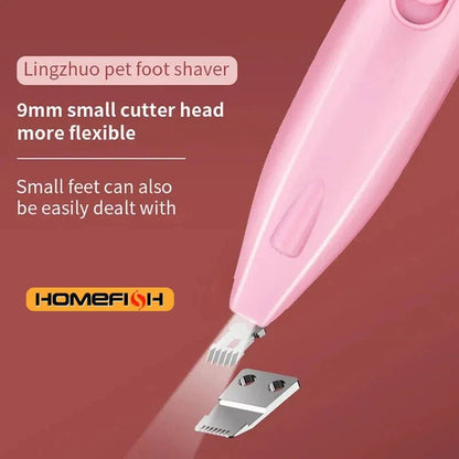 Electric Pet Hair Trimmer – Professional Dog & Cat Grooming Clipper for Paws, Ears & Tail