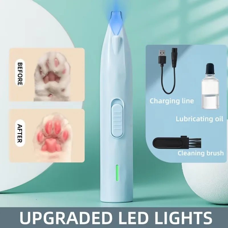 Electric Pet Hair Trimmer – Professional Dog & Cat Grooming Clipper for Paws, Ears & Tail